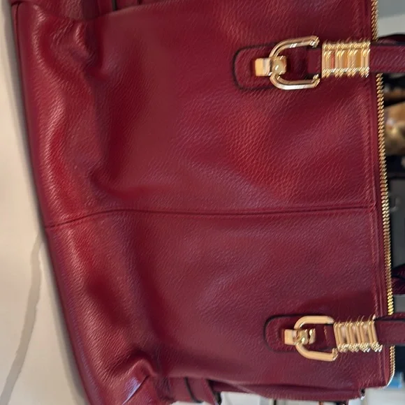 Red Genuine Leather KATTEE Bag - Picture 8 of 10